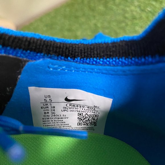 Nike Phantom GT Elite FG Blue Soccer Cleats CK8439-401 Men 5.5 Wmn 7 Bosnia NEW main image 2